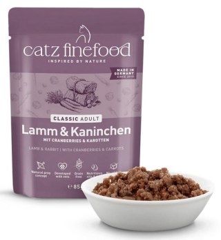 Catz Finefood Classic Jagnięcina i Królik (N.11) saszetka 85g