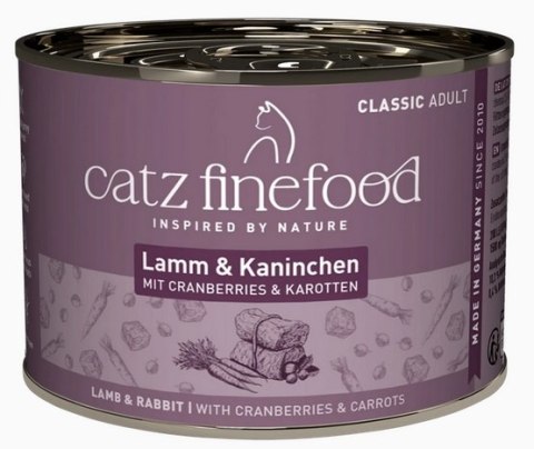 Catz Finefood Classic Jagnięcina i Królik (N.11) puszka 200g