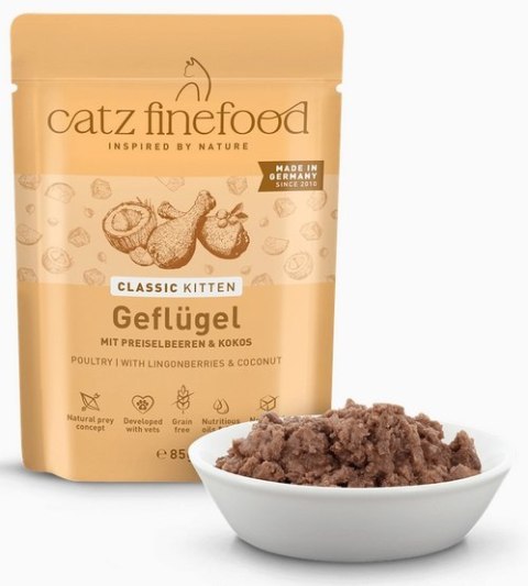 Catz Finefood Classic Kitten Drób (N.03) saszetka 85g