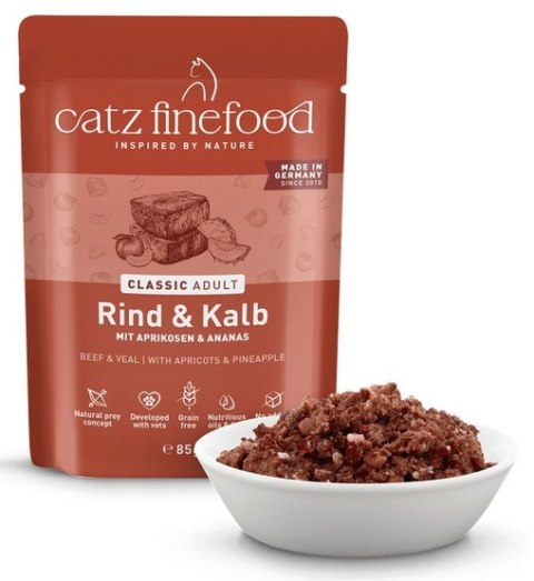 Catz Finefood Classic Wołowina i cielęcina (N.07) saszetka 85g