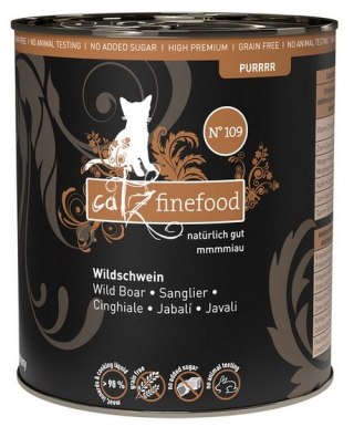 Catz Finefood Pure Dzik (Purrrr N.109) puszka 800g