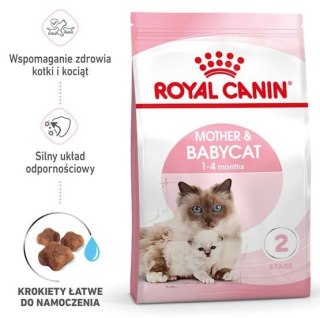 Royal Canin Mother&Babycat karma sucha dla kotek w okresie ciąży, laktacji i kociąt od 1 do 4 miesiąca 2kg