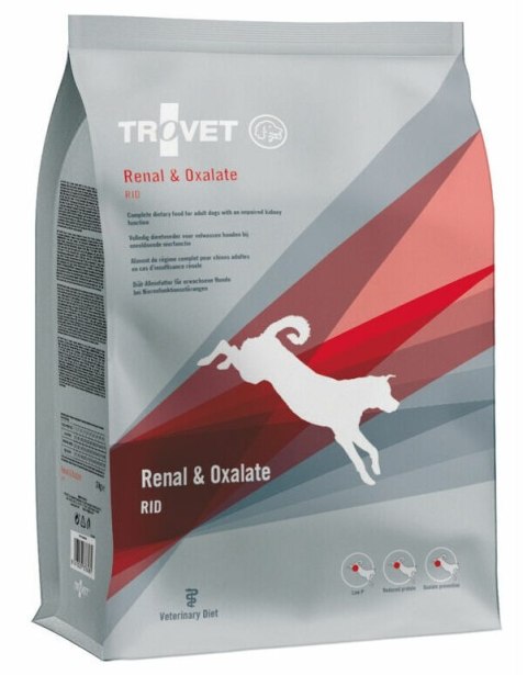 Trovet RID Renal & Oxalate dla psa 3kg
