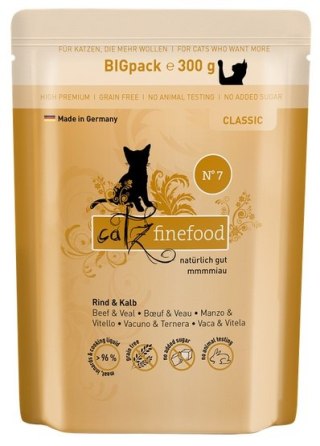 Catz Finefood Classic Wołowina i cielęcina (N.07) saszetka 300g