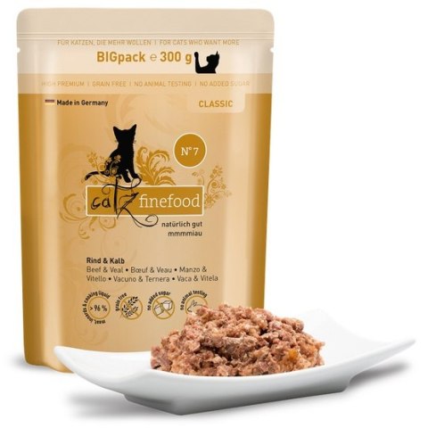 Catz Finefood Classic Wołowina i cielęcina (N.07) saszetka 300g