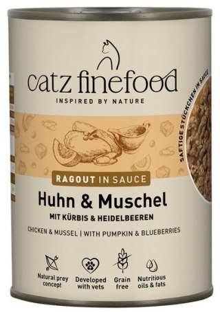 Catz Finefood Ragout in Sauce Kurczak i Omułek (N.613) puszka 380g