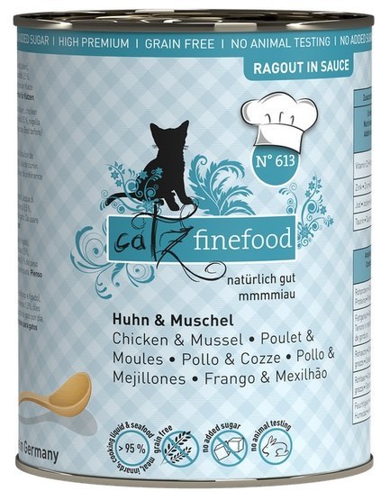 Catz Finefood Ragout in Sauce Kurczak i Omułek (N.613) puszka 380g