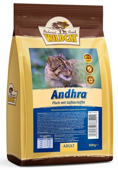 Wildcat Andhra - ryby i bataty 500g