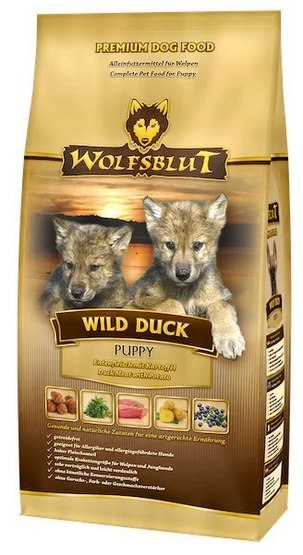 Wolfsblut Dog Wild Duck Puppy - kaczka i ziemniaki 12,5kg