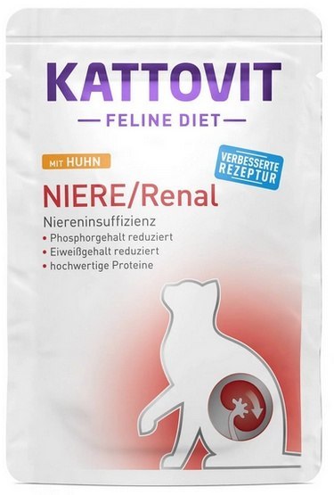 Kattovit Feline Diet Niere/Renal kurczak saszetka 85g