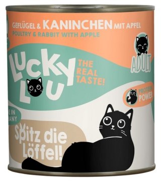 Lucky Lou Lifestage Adult Drób i królik puszka 800g