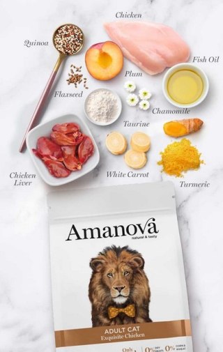 Amanova Cat Adult Exquisite Chicken - kurczak 6kg