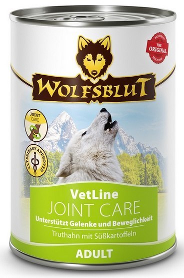 Wolfsblut Dog VetLine Joint Care - indyk i bataty puszka 395g