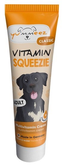 Yummeez Classic Squeezie Adult Witaminy pasta smakowa do nauki i podawania leków 100g