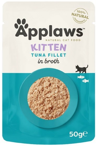 Applaws saszetka dla kota Kitten Tuńczyk w rosole 50g
