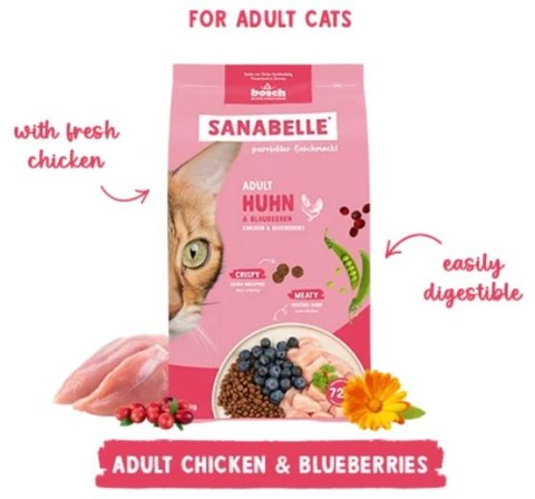 Sanabelle Adult Huhn z kurczakiem 2kg