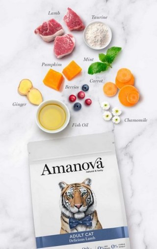Amanova Cat Adult Delicious Lamb - jagnięcina 4kg