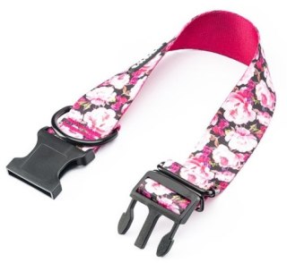 CHABA Obroża regulowana Bull Story IV L/XL Peony