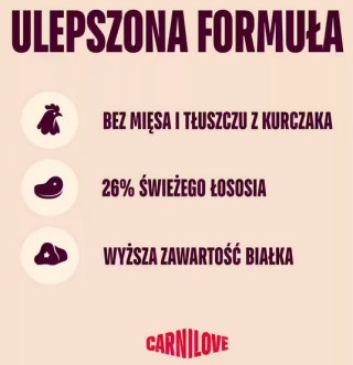 Carnilove Cat Active Salmon & Turkey Large - łosoś i indyk 6kg