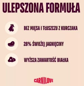 Carnilove Dog Active Lamb & Wild Boar Adult - jagnięcina i dzik 1,5kg