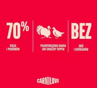 Carnilove Dog Turkey & Duck - indyk i kaczka saszetka 300g