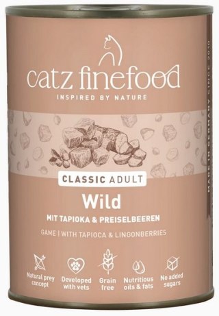 Catz Finefood Classic Dziczyzna (N.09) puszka 400g