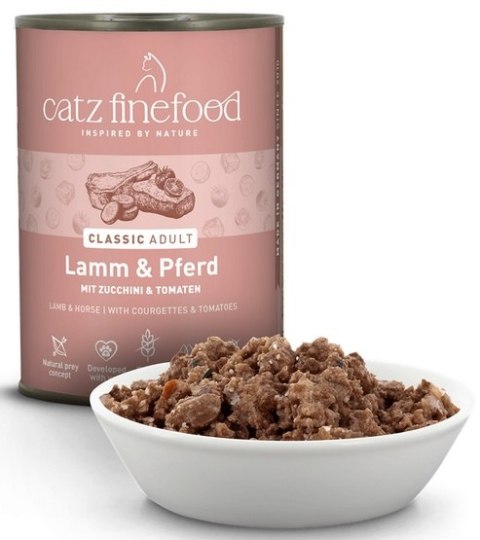 Catz Finefood Classic Jagnięcina i Konina (N.19) puszka 400g