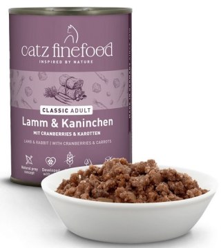 Catz Finefood Classic Jagnięcina i Królik (N.11) puszka 400g