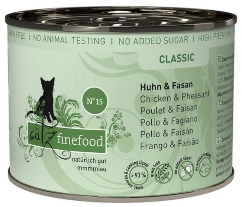 Catz Finefood Classic Kurczak i Bażant (N.15) puszka 200g