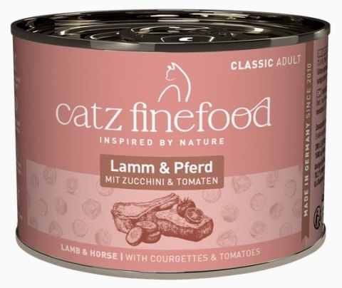 Catz Finefood Classic Jagnięcina i Konina (N.19) puszka 200g