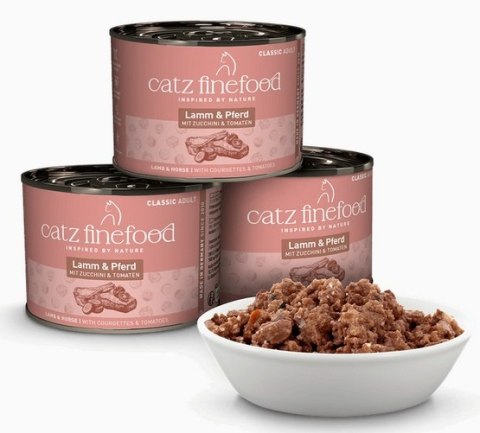 Catz Finefood Classic Jagnięcina i Konina (N.19) puszka 200g