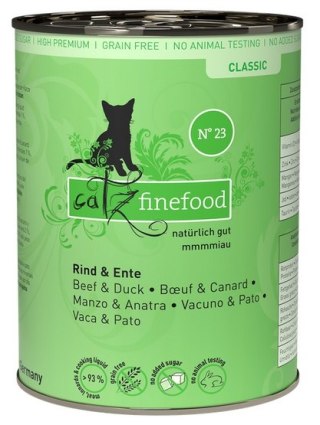 Catz Finefood Classic Wołowina i Kaczka (N.23) puszka 400g