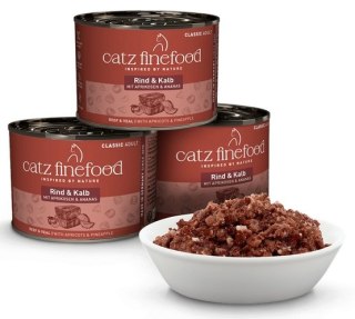 Catz Finefood Classic Wołowina i cielęcina (N.07) puszka 200g