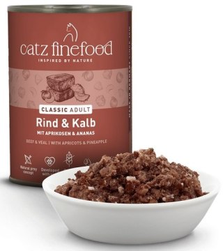 Catz Finefood Classic Wołowina i cielęcina (N.07) puszka 400g