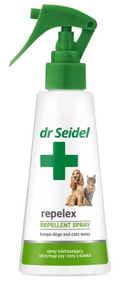 Dr Seidel Repelex - Płyn utrzymujący psy i koty z daleka 100ml