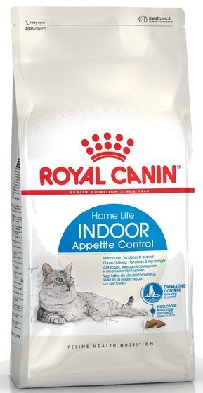 Royal Canin Indoor Appetite Control karma sucha dla kotów dorosłych, przebywających w domu, domagających się jedzenia 2kg