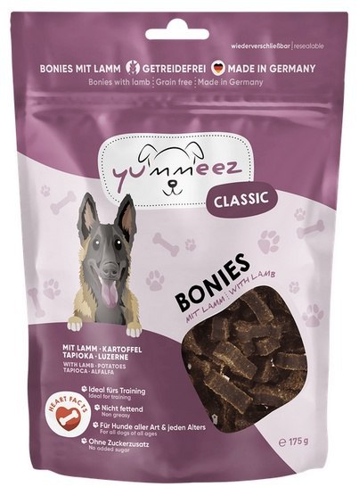 Yummeez Bezzbożowe Trenerki Kosteczki Jagnięce 175g
