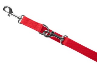 CHABA Smycz taśma regulowana XL 25mm/260cm czerwona