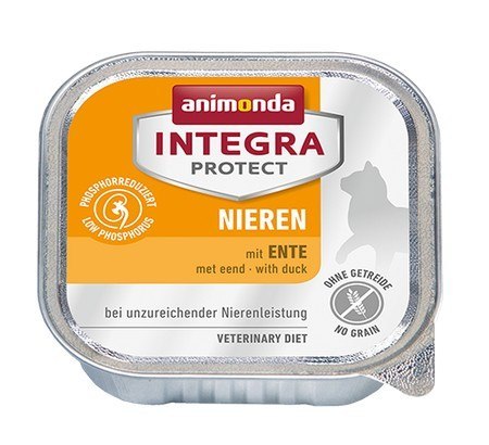 Animonda Integra Protect Renal Nieren dla kota - z kaczką tacka 100g