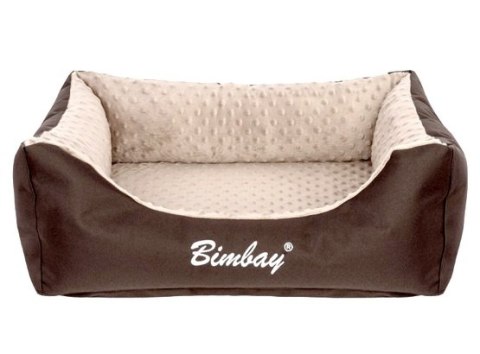 Bimbay Pokrowiec do kanapy Minky r.2 - 80x65cm brąz-beż