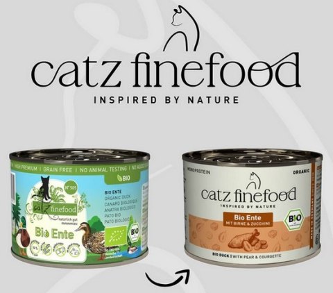 Catz Finefood Organic Bio Kaczka (N.505) puszka 200g