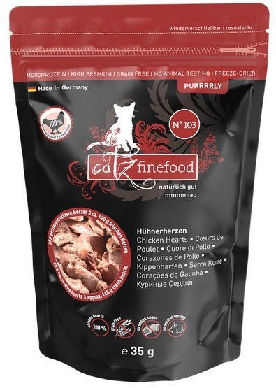 Catz Finefood Pure (Purrrrly N.103) Serca kurczaka 35g