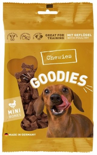 Chewies Goodies Trenerki Kosteczki Mini Drób 125g