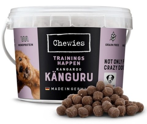 Chewies Trainings-Happen Trenerki Kangur monobiałkowe, bezzbożowe wiaderko 300g