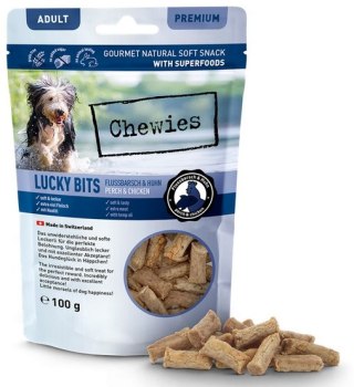 Chewies Lucky Bits Trenerki Adult Okoń & kurczak 100g